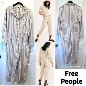 Free People Gia Yarn Dye Utility
Coveralls Sz Medium